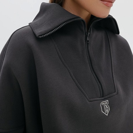 Свитшот CAMPUS C78 DARK GRAY ONESIZE