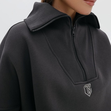 Свитшот CAMPUS C78 DARK GRAY ONESIZE